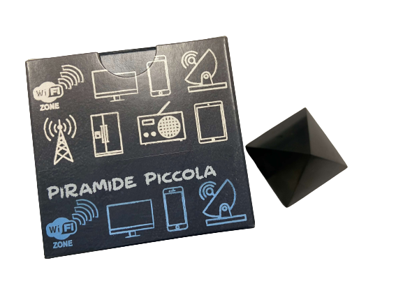PIRAMIDE PICCOLA 4CM SHUNGITE NATURALE  PER AMBIENTI