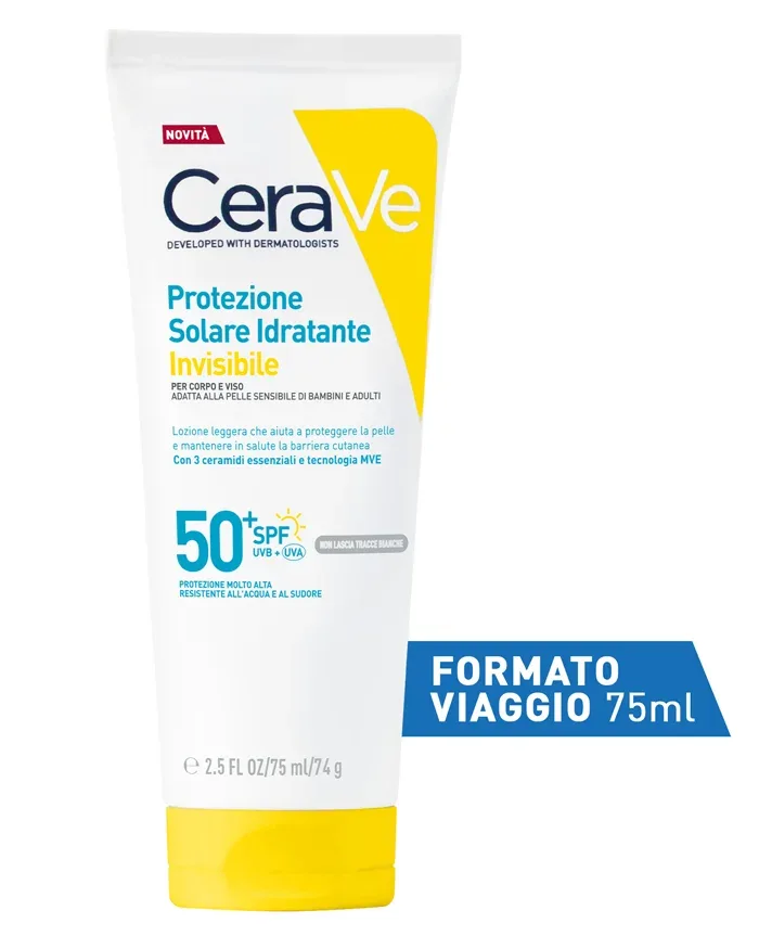 CERAVE PROTEZIONE SOLARE IDRATANTE INVISIBILE SPF50+ 75ML