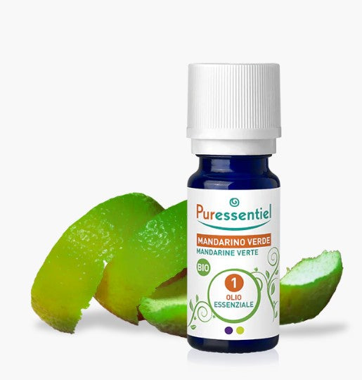 PURESSENTIEL MANDARINO VERDE OLIO ESSENZIALE BIO 10ML