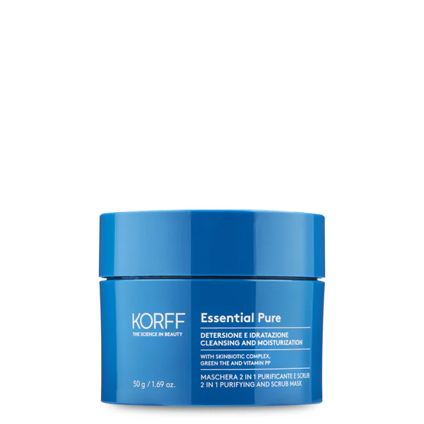 KORFF ESSENTIAL MASCHERA 2 IN 1 PURIFICANTE E SCRUB 50ML