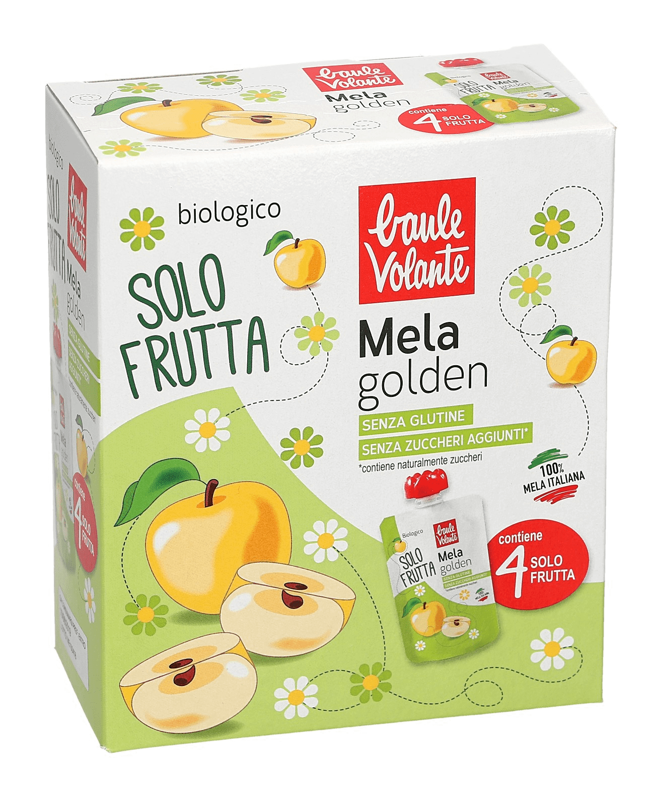 SOLO FRUTTA MELA GOLDEN 4X100G