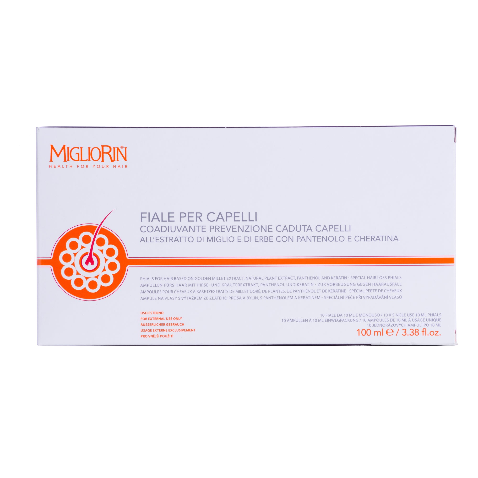 MIGLIORIN CADUTA CAPELLI 10X10ML