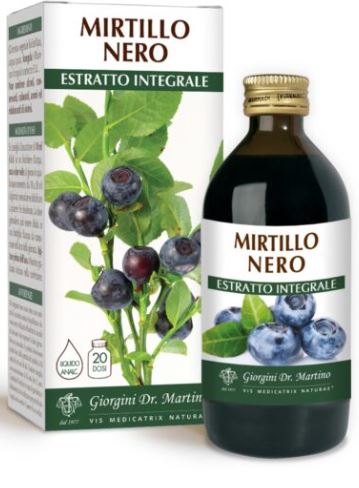 MIRTILLO NERO ESTRATTO INTEGRALE 200ML