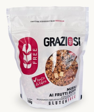 MUESLI FRUTTI ROSSI 250G LABORATORIO GRAZIOSI
