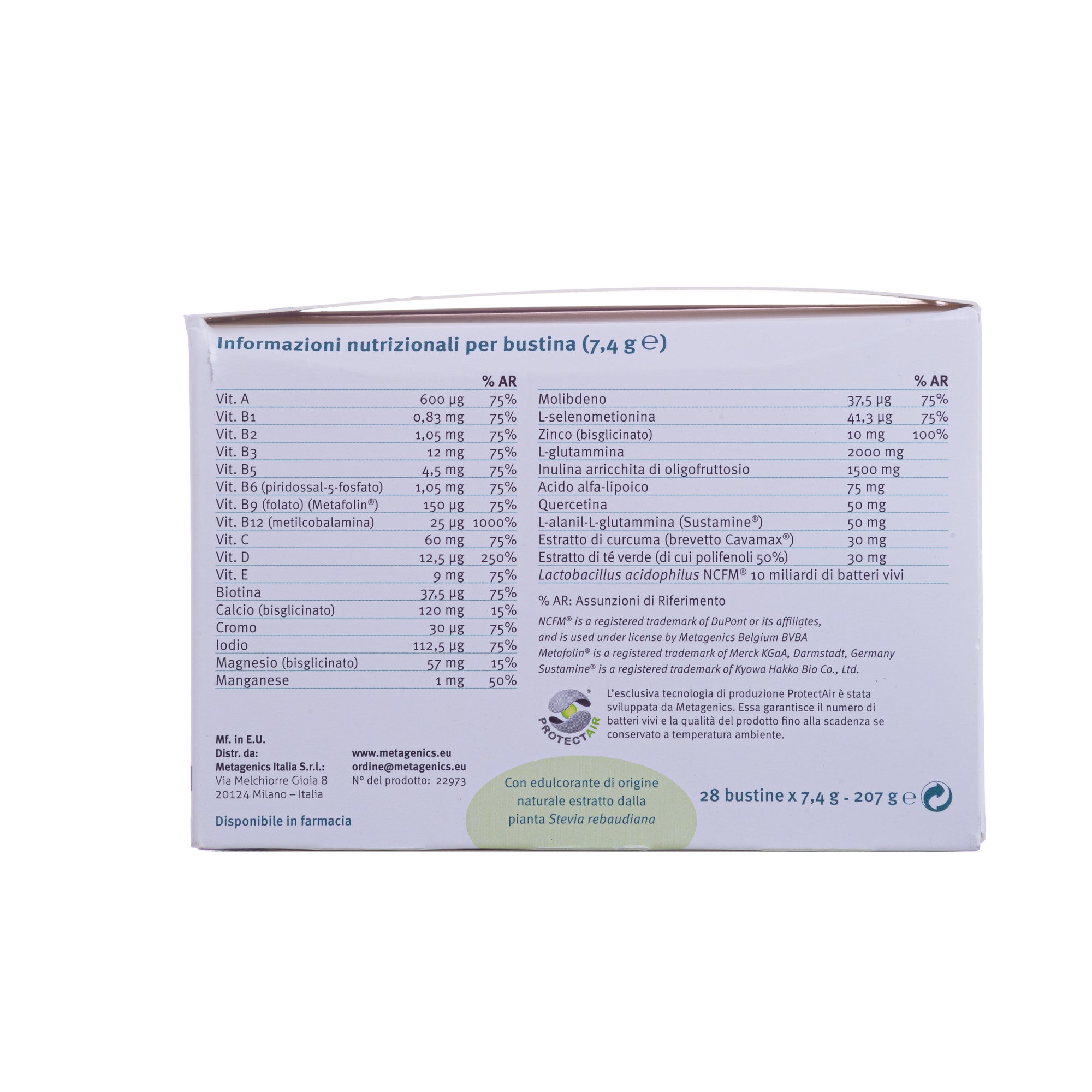 NUTRIMONIUM NATURALE 28 BUSTINE