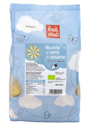 NUVOLE PANE CON SEMI SESAMO 150G
