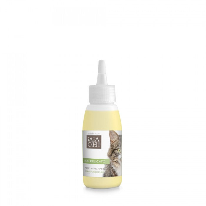 IAIAOH GATTO OLIO DELICATO IGIENIZZANTE PER LE ORECCHIE DEL GATTO 75ML