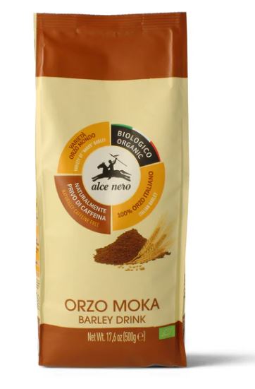 ALCE NERO ORZO MOKA TOSTATO E MACINATO 500G