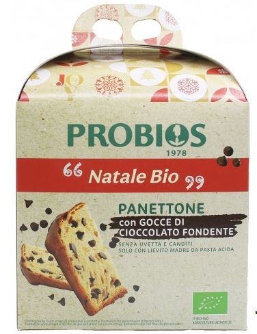 PANETTONE CON GOCCE CIOCCOLATO 500G PROBIOS
