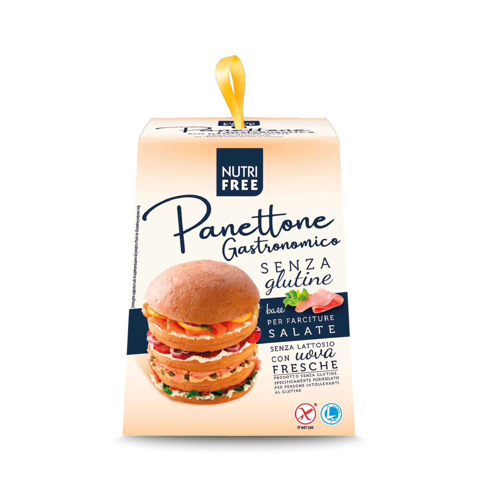 NUTRIFREE PANETTONE GASTRONOMICO SENZA GLUTINE E LATTOSIO 400G