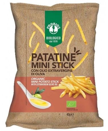 PROBIOS PATATINE STICKS OLIO 40G