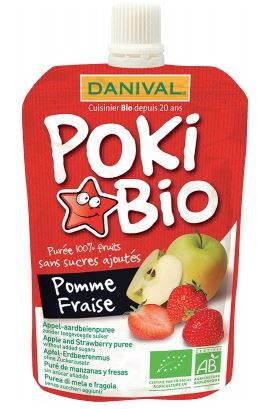 POKI BIO MELA E FRAGOLA 90G