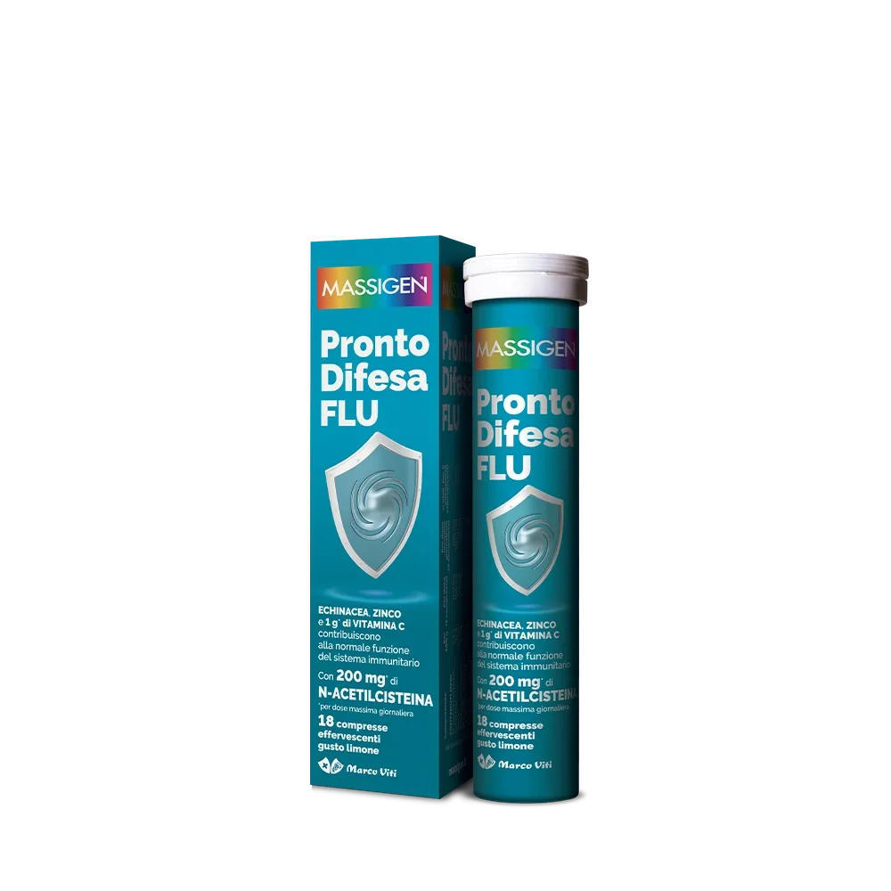 MASSIGEN PRONTO DIFESA FLU 18 COMPRESSE EFFERVESCENTI