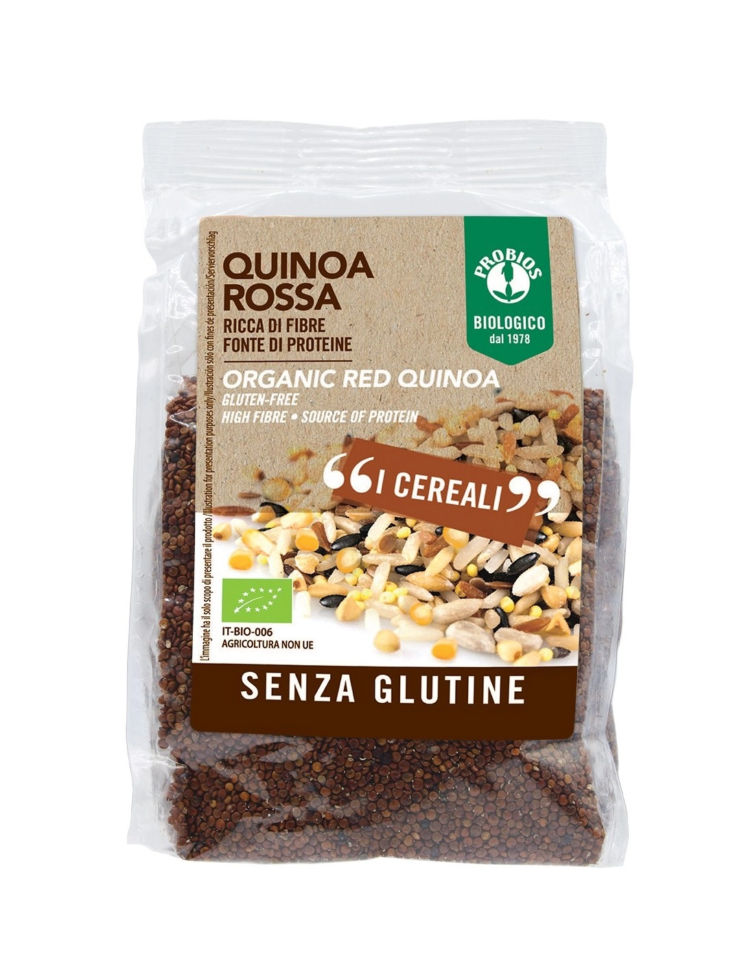 QUINOA ROSSA SENZA GLUTINE 400G