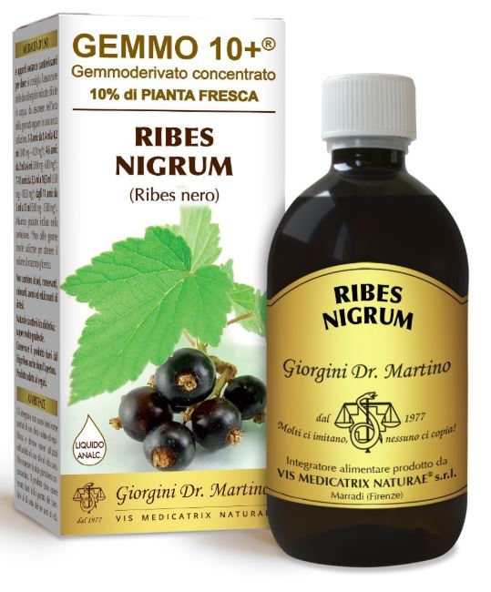 RIBES NERO LIQUIDO ANALCOLICO GEMMO10+ 500ML