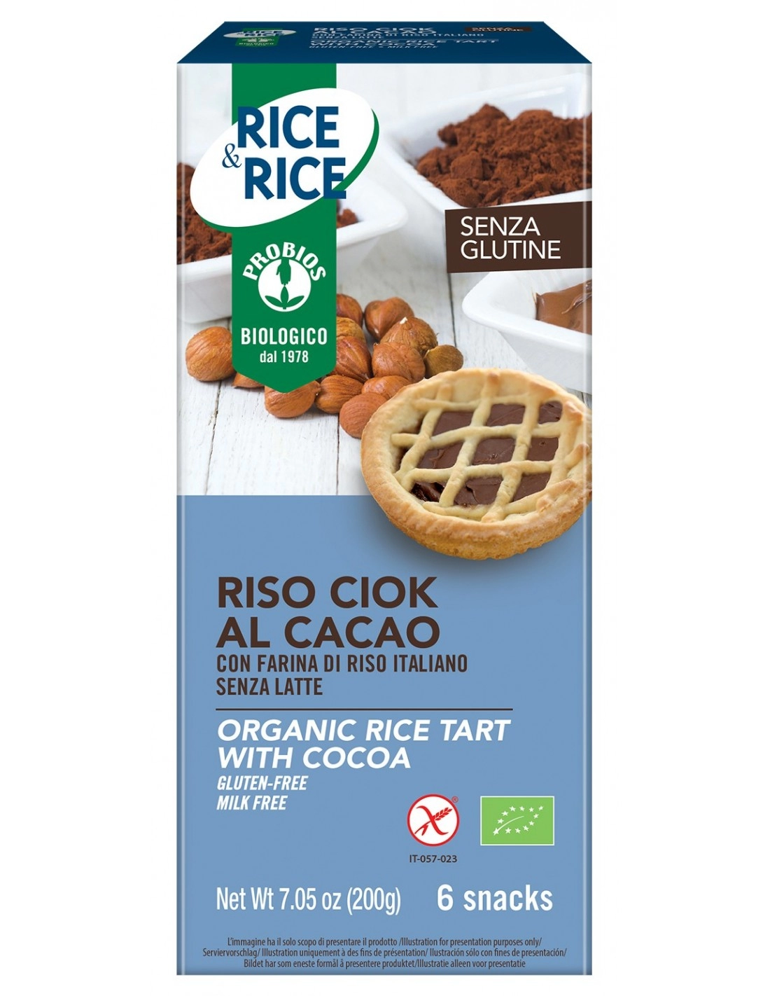 R&R RISO CIOK CACAO 6X33 G