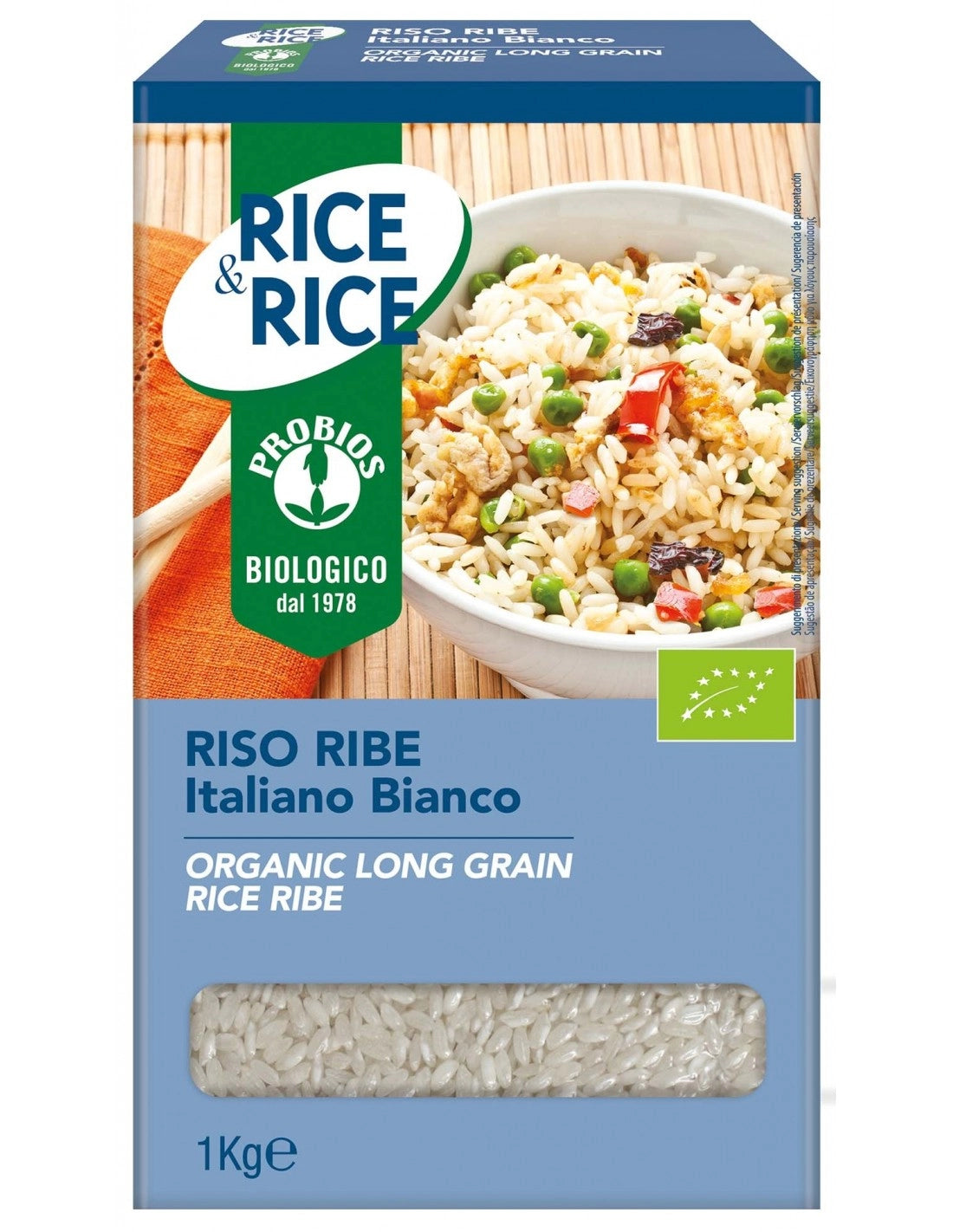 RISO LUNGO RIBE BIANCO 1KG