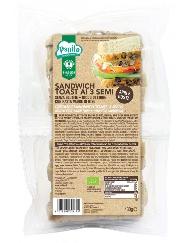 PANE SANDWICH TOAST 3 SEMI 430G