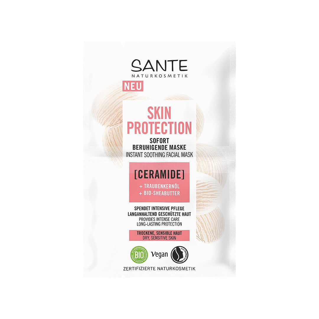 SANTE SKIN PROTECTION MASCHERA VISO LENITIVA PELLI SECCHE