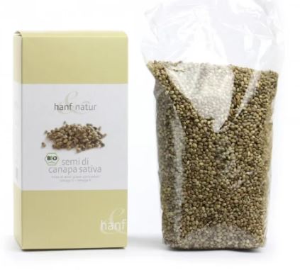 HANF NATUR CANAPA SATIVA SEMI BIO 500G