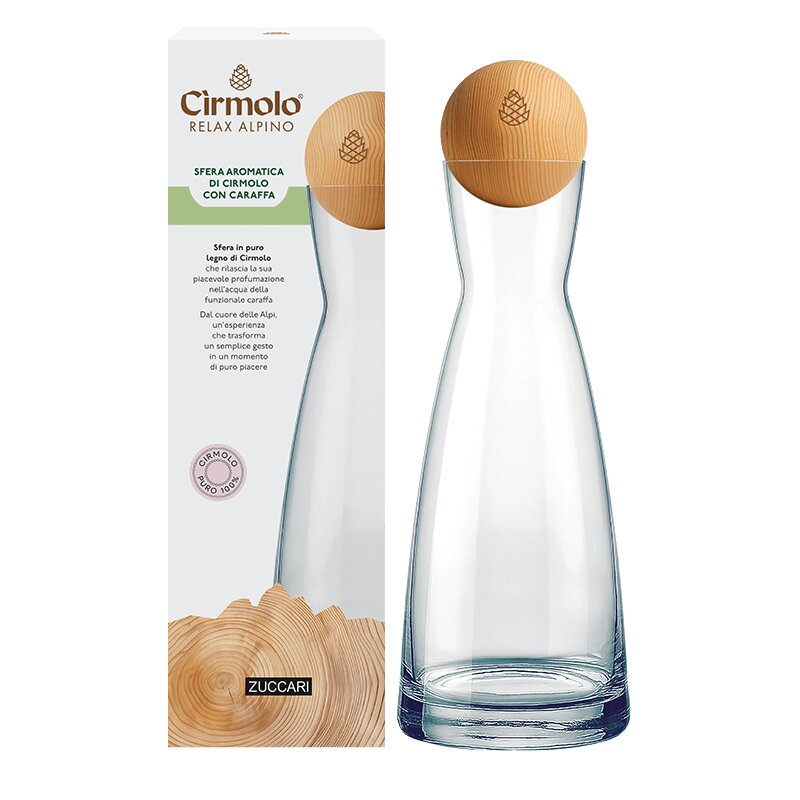CIRMOLO SFERA AROMATICA CON CARAFFA 1LT VETRO