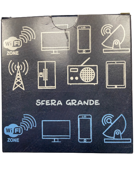 SFERA GRANDE DIAMETRO 10CM SHUNGITE NATURALE PER AMBIENTI