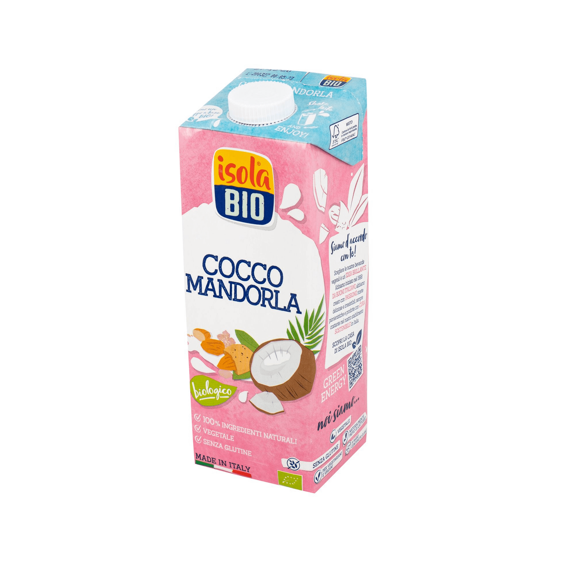 ISOLA BIO BEVANDA MANDORLA E COCCO 1L