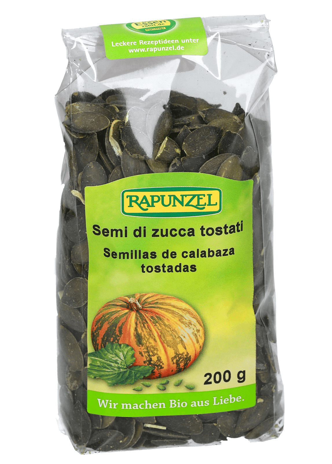 RAPUNZEL SEMI ZUCCA TOSTATI 200G