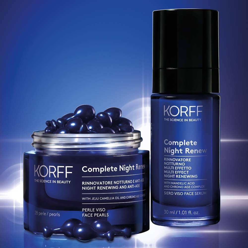 KORFF COMPLETE NIGHT RENEW SIERO VISO 30ML+28 PERLE