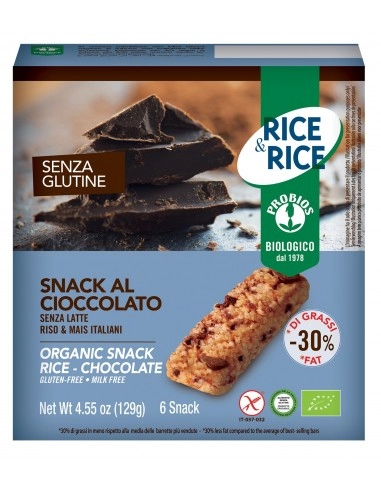 R&R SNACK RISO CIOCCOLATO 6X21 G