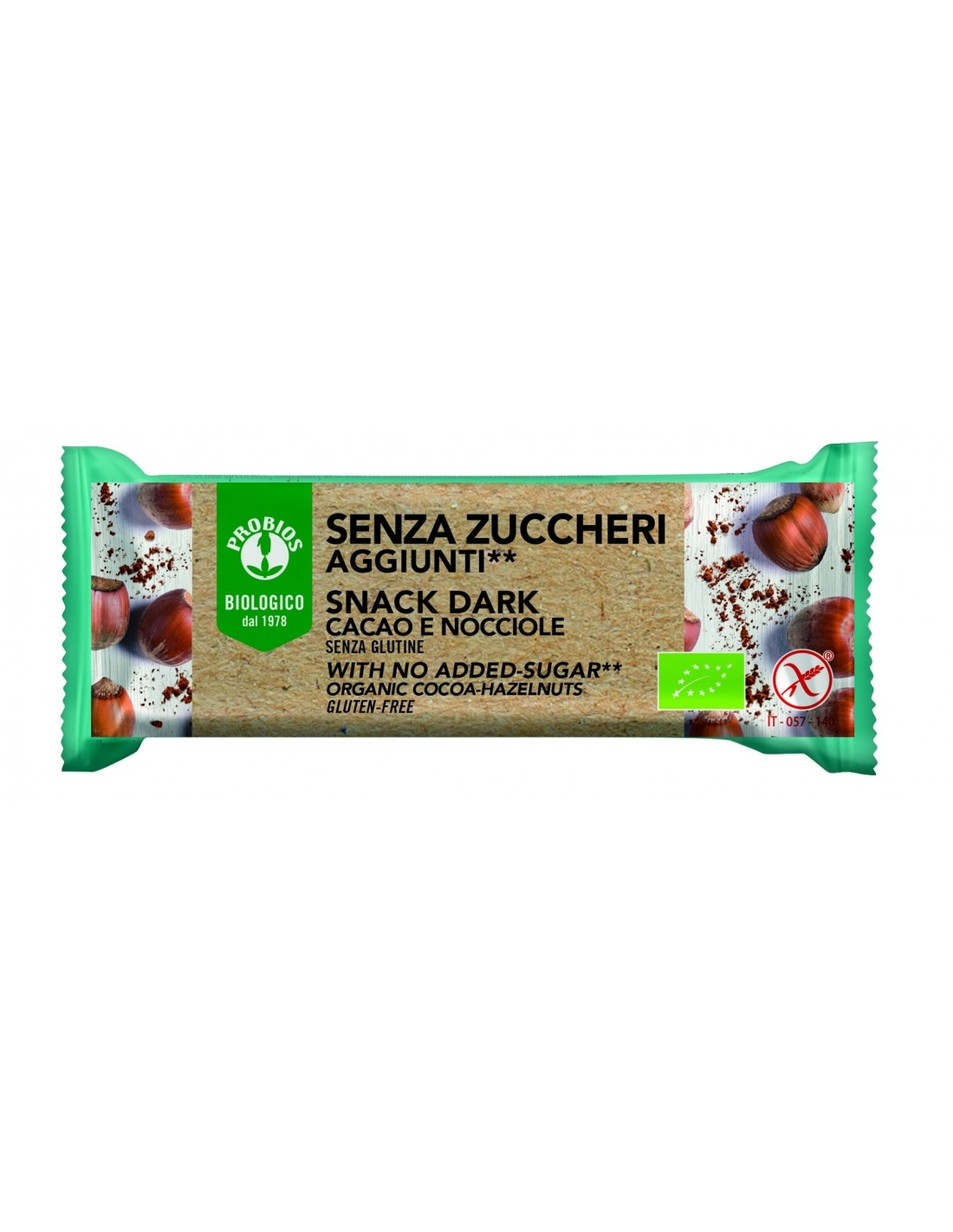 SNACK DARK SENZA ZUCCHERI 25G
