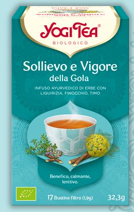 YOGI TEA SOLLIEVO VIGORE GOLA 17 BUSTINE