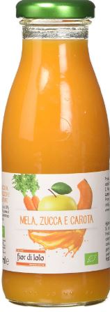SUCCO MELA ZUCCA CAROTA FIOR DI LOTO 250ML