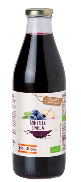 SUCCO DI MIRTILLO E MELA 750ML