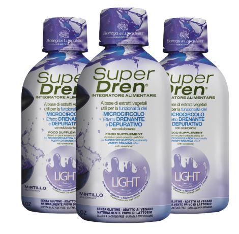 SUPERDREN MIRTILLO LIGHT 500ML