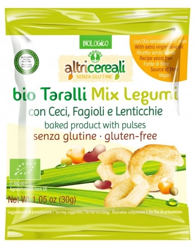 ALTRICEREALI TARALLI MIX LEGUMI 30G