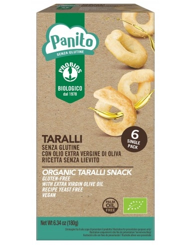 PANITO TARALLI SENZA GLUTINE 180G