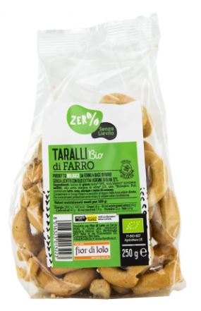 TARALLI FARRO CON OLIO EXTRA VERGINE 250G