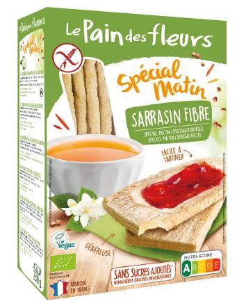 PAIN DES FLEURS TARTINE GRANO SARACENO SENZA SALE E GLUTINE 150G
