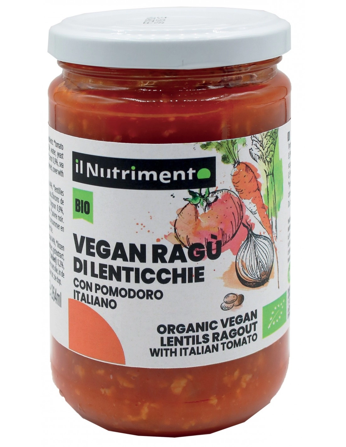 IL NUTRIMENTO VEGAN RAGU' LENTICCHIE 280G