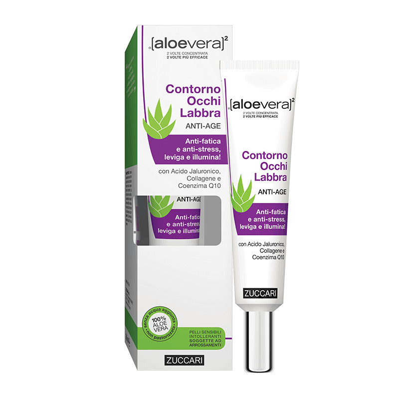 ALOEVERA2 CONTORNO OCCHI LABBRA ANTI AGE 18ML