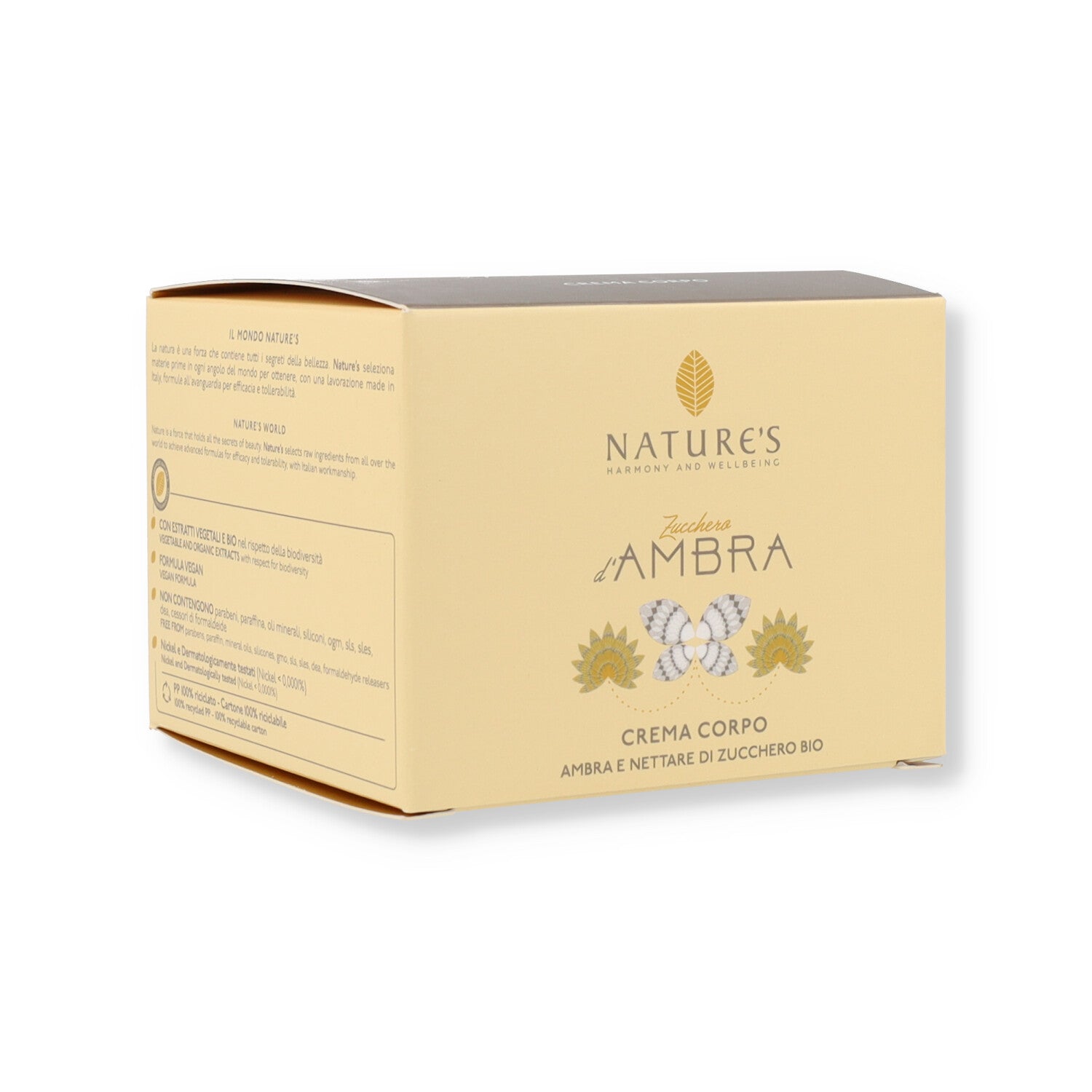 NATURE'S ZUCCHERO AMBRA CREMA CORPO 100ML