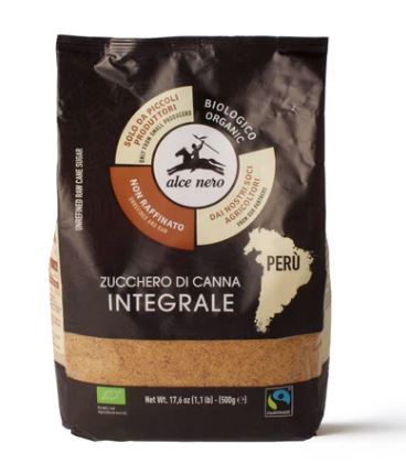 ALCE NERO ZUCCHERO CANNA INTEGRALE 500G
