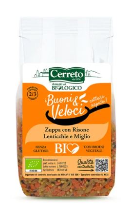 ZUPPA RISONE LENTICCHIE MIGLIO 170G